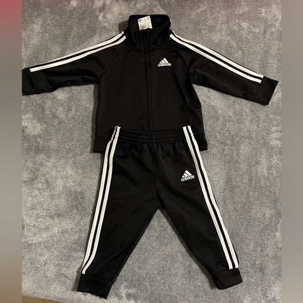 Adidas Black Apparel with Logo